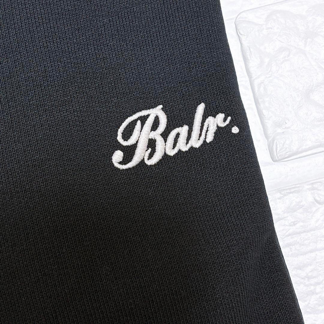 希少✨️ 定価3.5万❣️新品✈️BALR.トレーナー 黒 クルーネック 刺繍