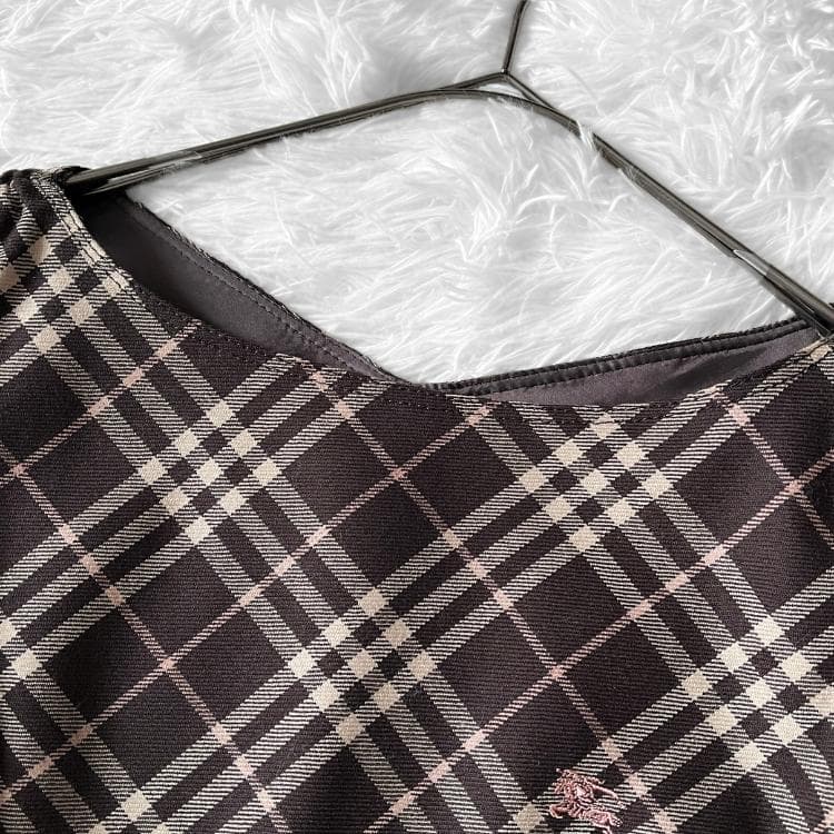 極美品 BURBERRY BLUE LABEL ノバチェック ワンピース 三陽