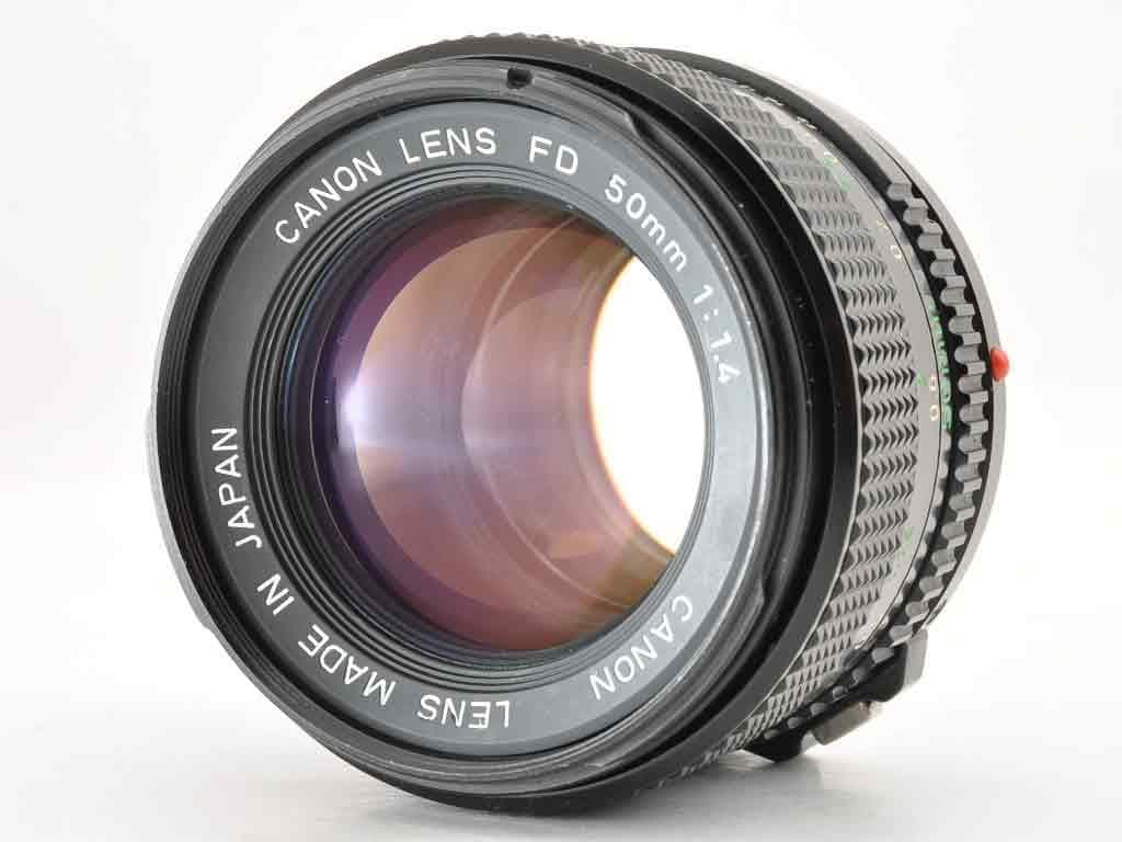 キヤノン AE-1 PROGRAM ブラック NFD 50mm f1.4 動確済