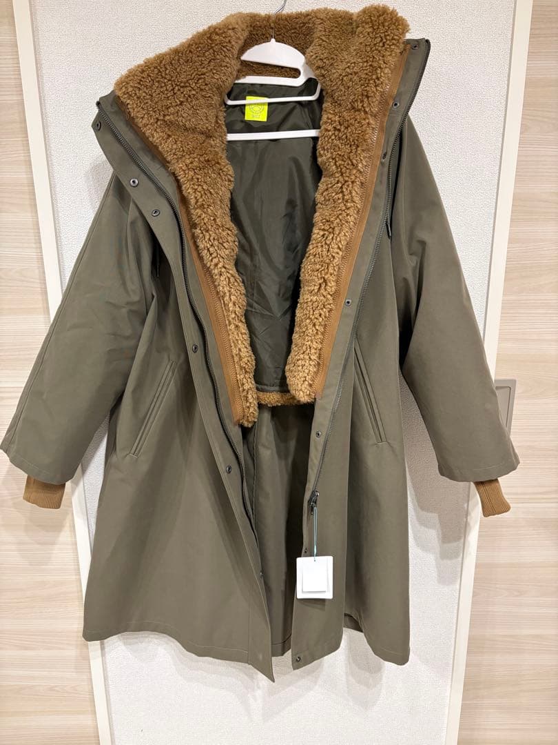 wcj 【撥水】エコファーライナー付きコート