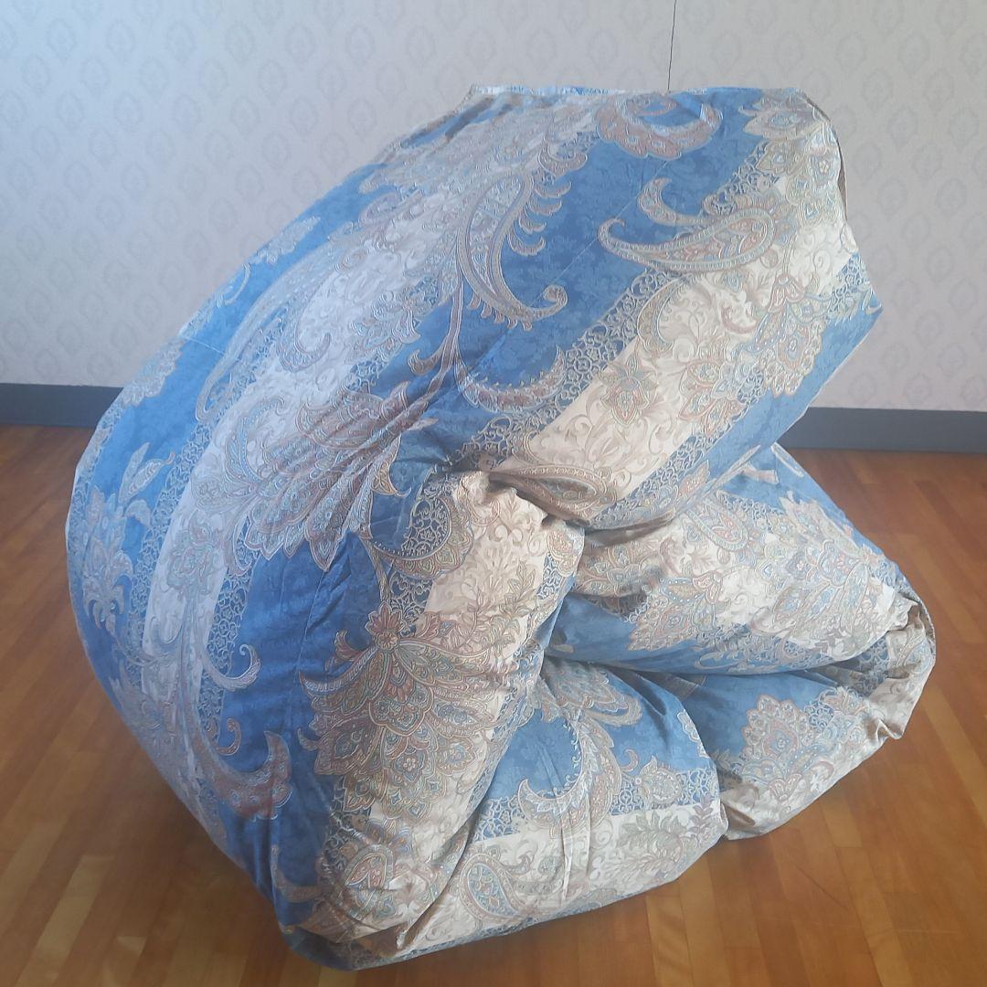 羽毛布団 増量 SDGS リフレッシュ羽毛 高密度生地 清潔 安心 日本製B⑨