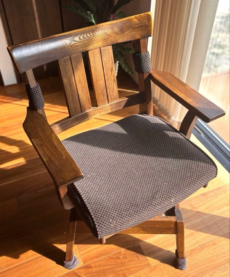 【処分間近】大塚家具 回転アームチェア 鳴門C-490KA