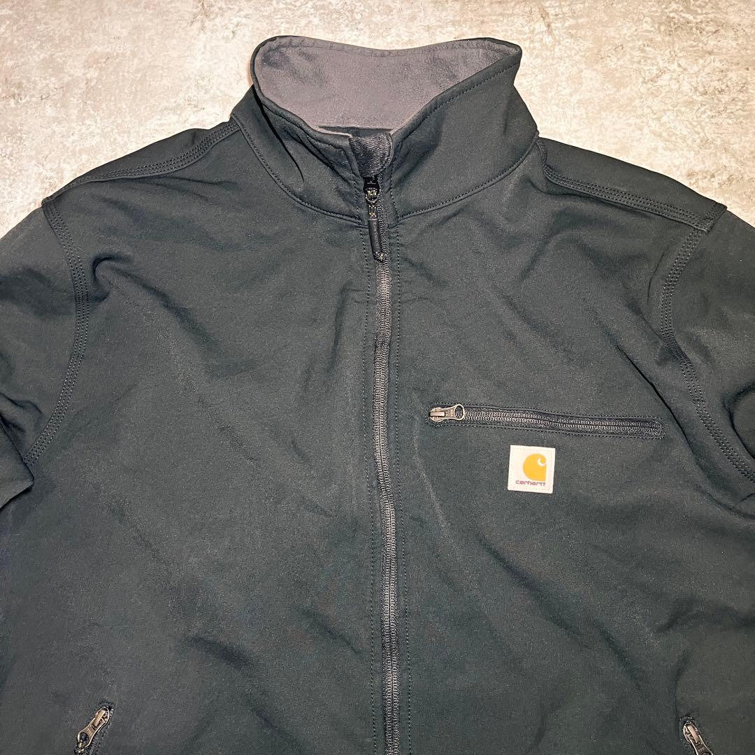 美品 Carhartt Crowley Jacket ソフトシェル 2XL 黒