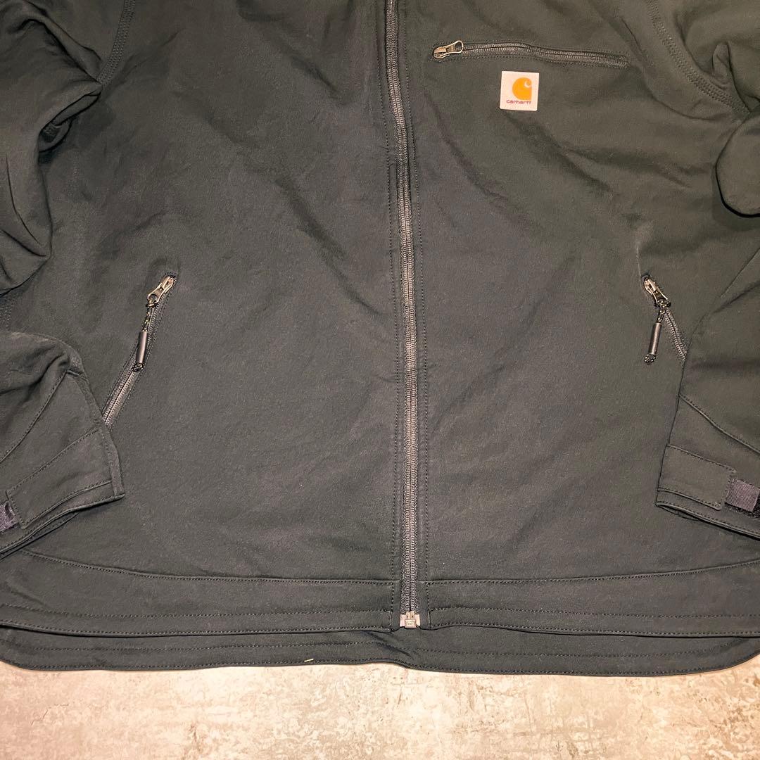 美品 Carhartt Crowley Jacket ソフトシェル 2XL 黒