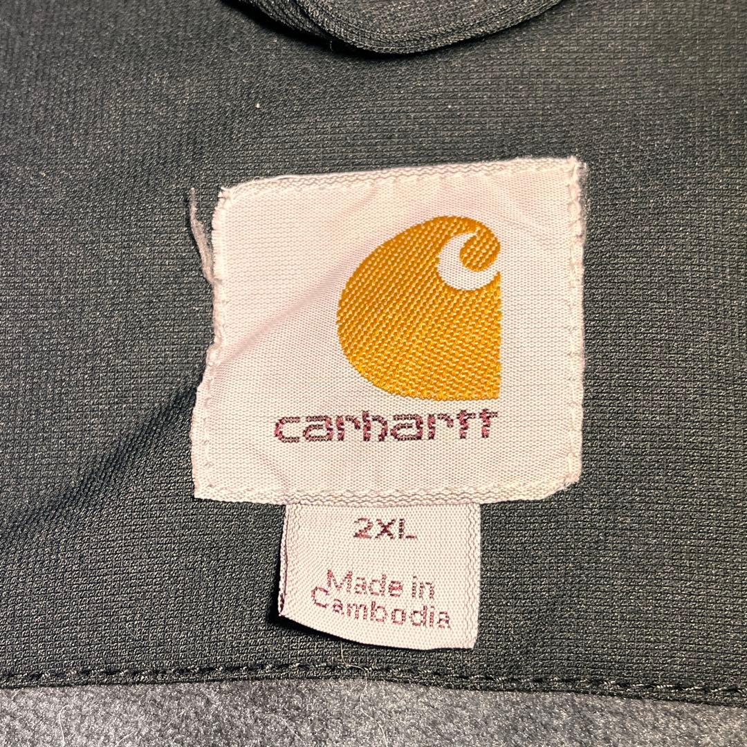 美品 Carhartt Crowley Jacket ソフトシェル 2XL 黒