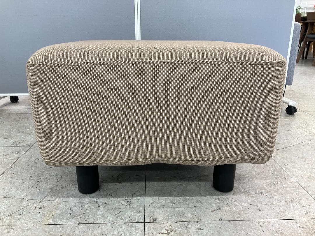 無印良品 2人掛けソファ オットマン付き ベージュ