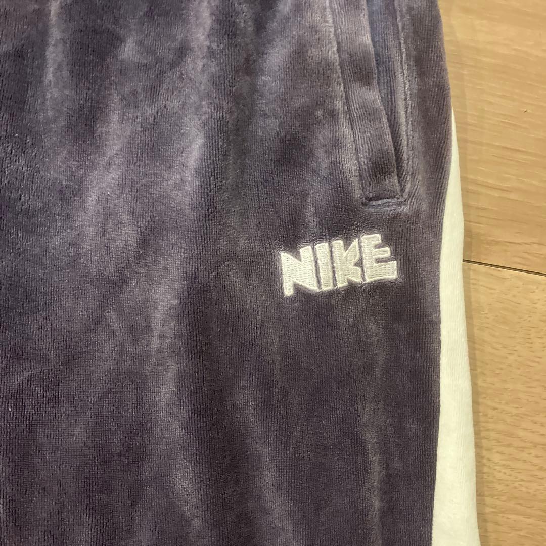 NIKE ネイビー ジャージ ベロアセットパンツ　Lサイズ　カマボコロゴ