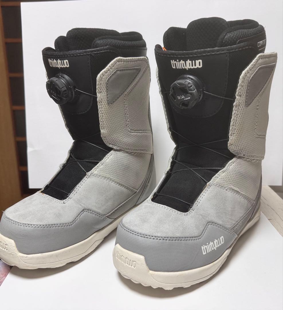 thirtytwo shifty BOA 26.5cmグレー/黒ワンシーズン４回