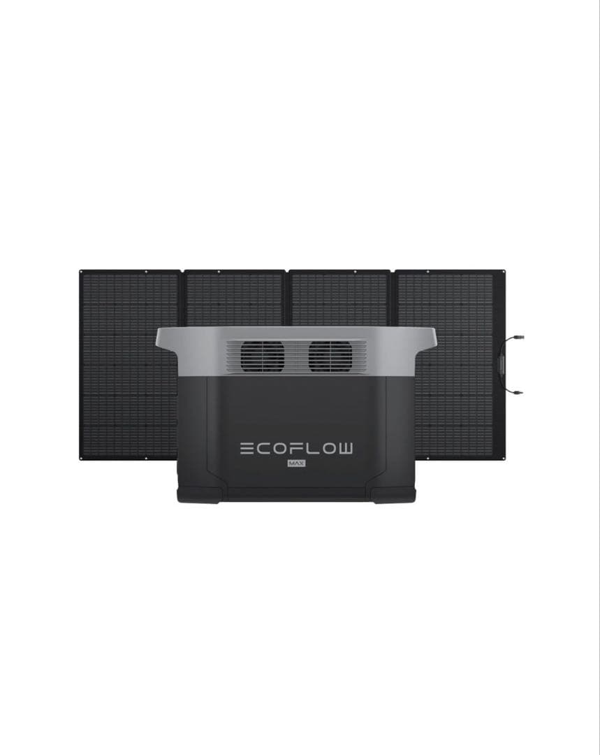 ECOFLOW DELTA 2 Max + 400Wソーラーパネル