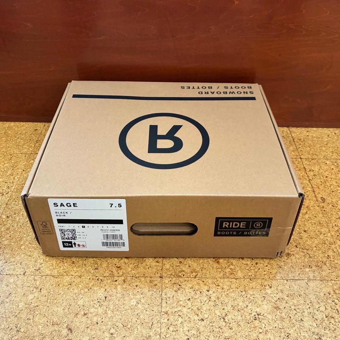 RIDE SAGE 25-26 レディース BOA スノボブーツ 24.5cm