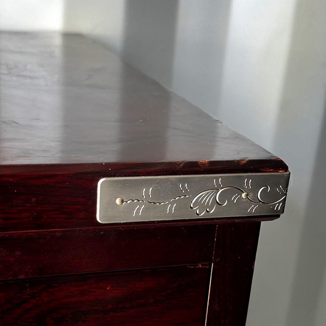 取付無料！二本松伝統家具 田中家具 ケヤキ アンティーク和ダンス モダンチェスト