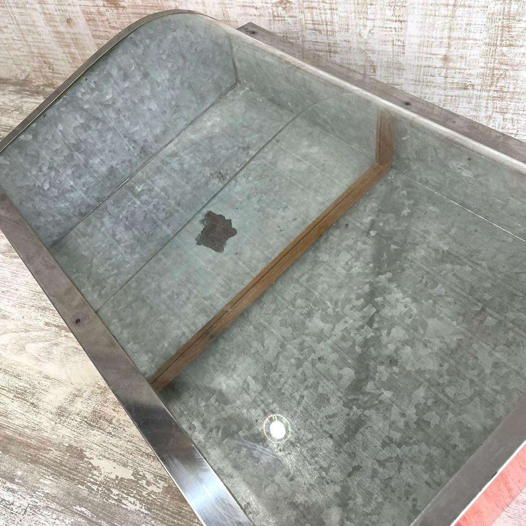 昭和レトロ　駄菓子屋ガラスケース　ショーケース　陳列棚　ビンテージ　古家具