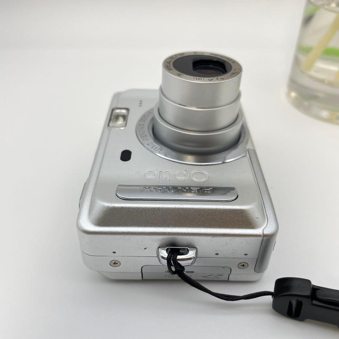 スマホ転送OK✨PENTAX Optio s55✨動作確認済 単三電池 可愛い♪