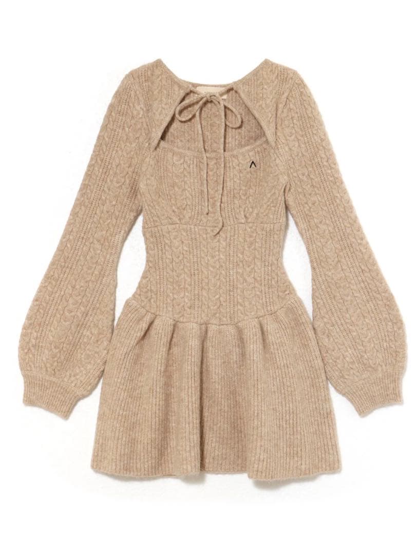 ￼ Amy cable flare mini dress andmary