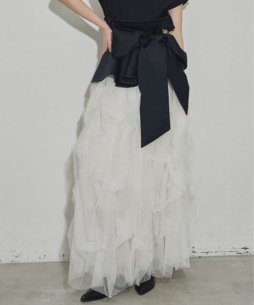 LA BELLE ETUDEボリュームサークルリボンベルト