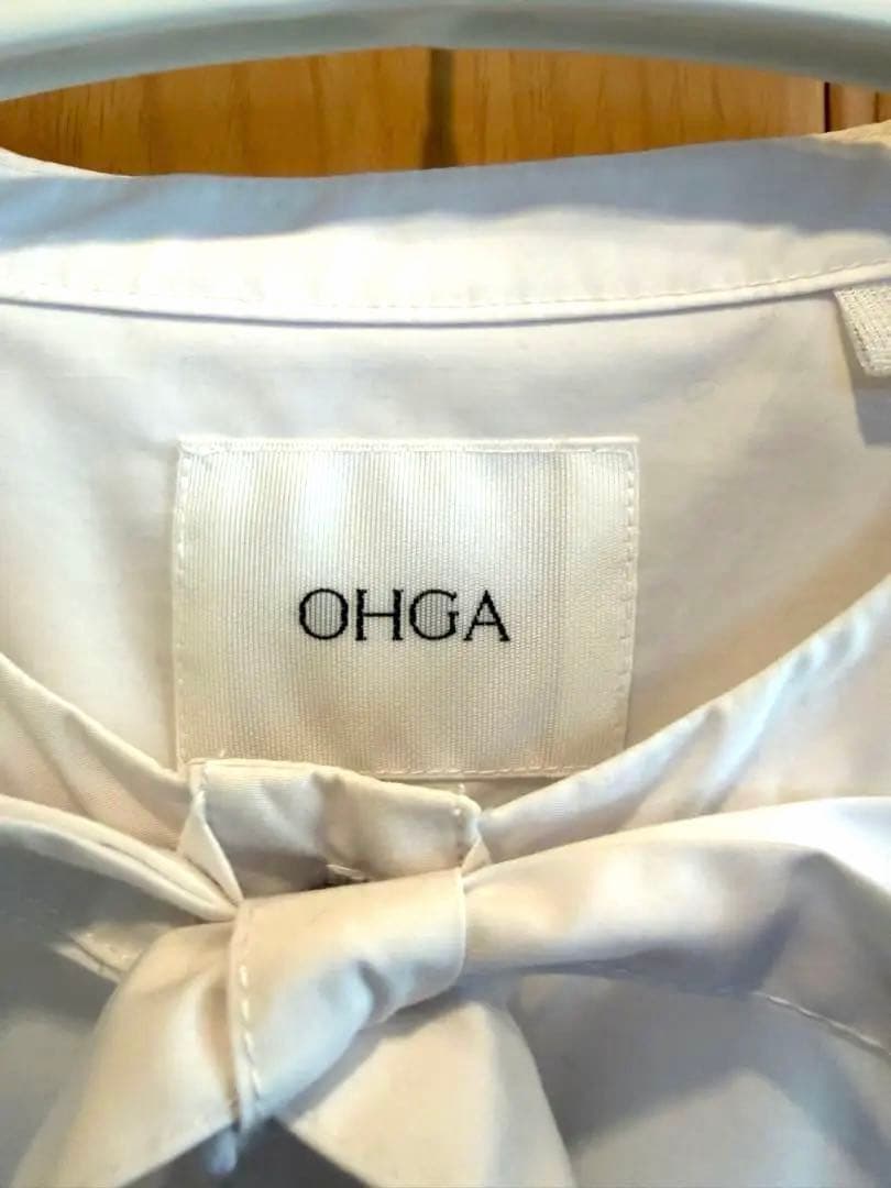 ★お値下げ★美品★人気商品★OHGA オーガ　ボウタイブラウス