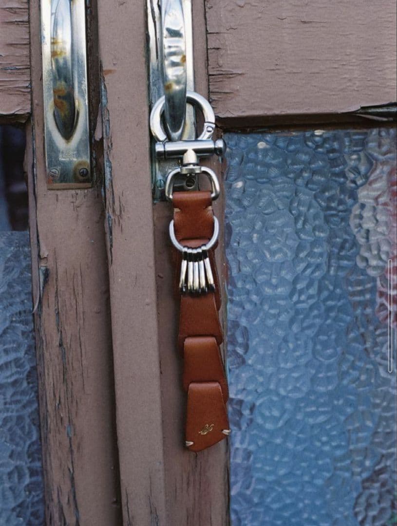 リドム lidnm Llife LEATHER KEY CHAIN SIENNA