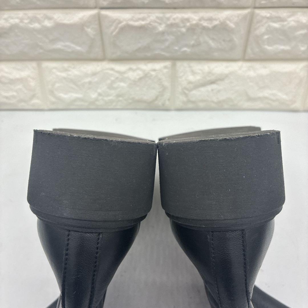 【美品】コルソローマ サイドゴアブーツ 38 チェルシー トラックソール 黒