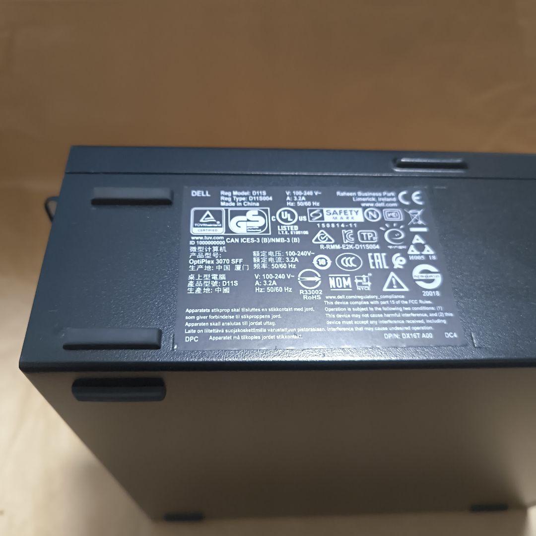 DELL OptiPlex 3070 i5 9500 16G 256G＋2T