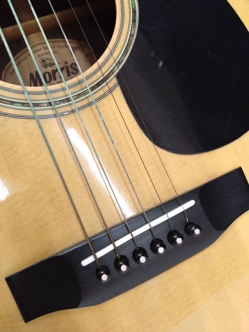 モーリス　Morris w-25 アコースティックギター ハードケース付き