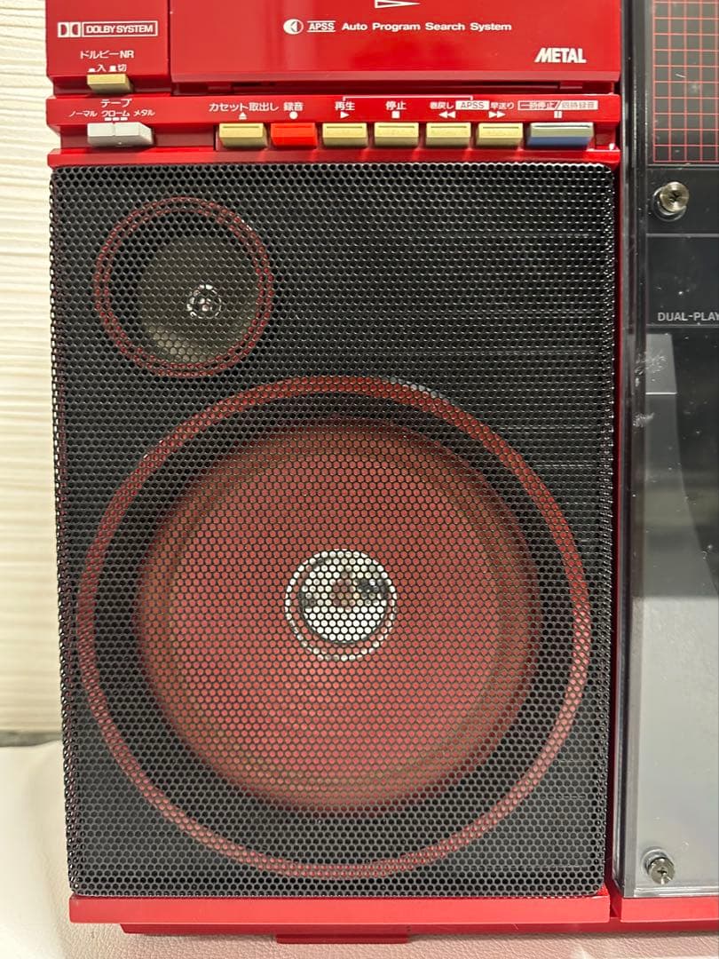 希少レッドSHARP VZ-V20 オートディスク 両面再生 完動品 整備美品