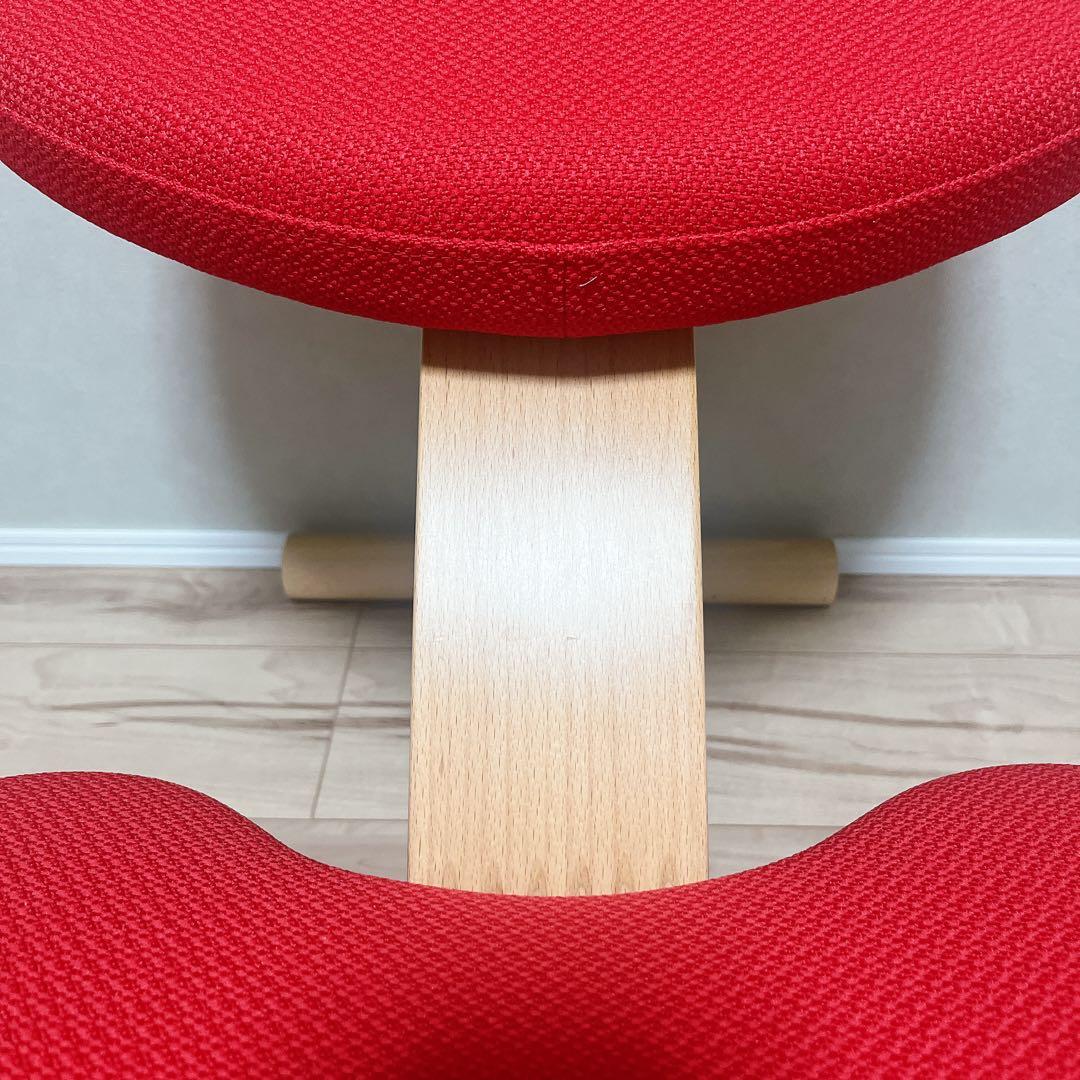 【極美品】バランスイージー バランスラボ (旧サカモトハウス) 学習椅子　レッド