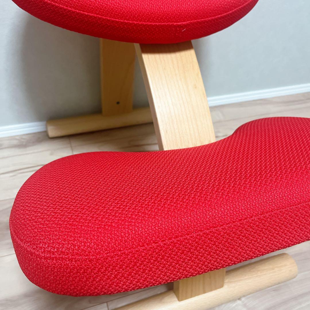 【極美品】バランスイージー バランスラボ (旧サカモトハウス) 学習椅子　レッド