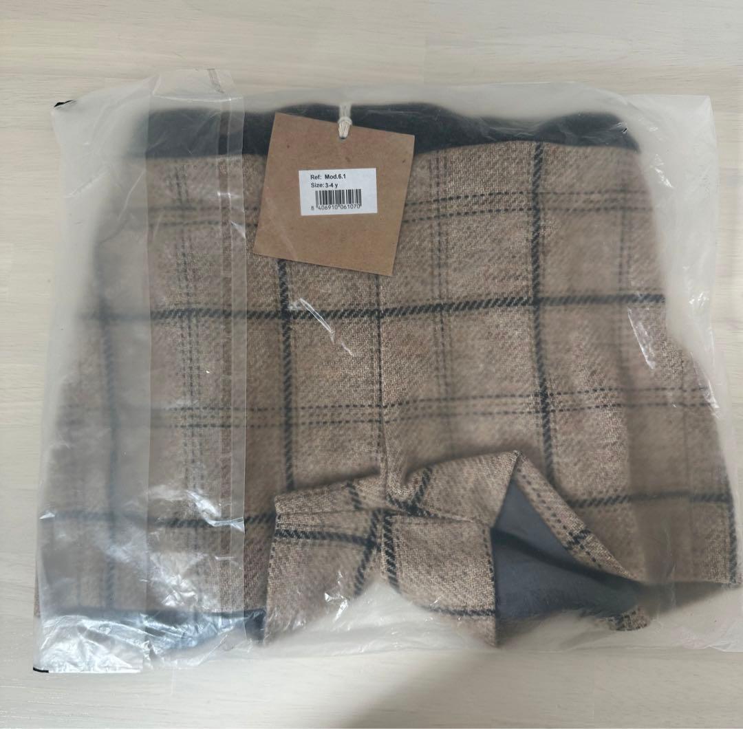 新品未使用　popelin ロンパース　3-4y