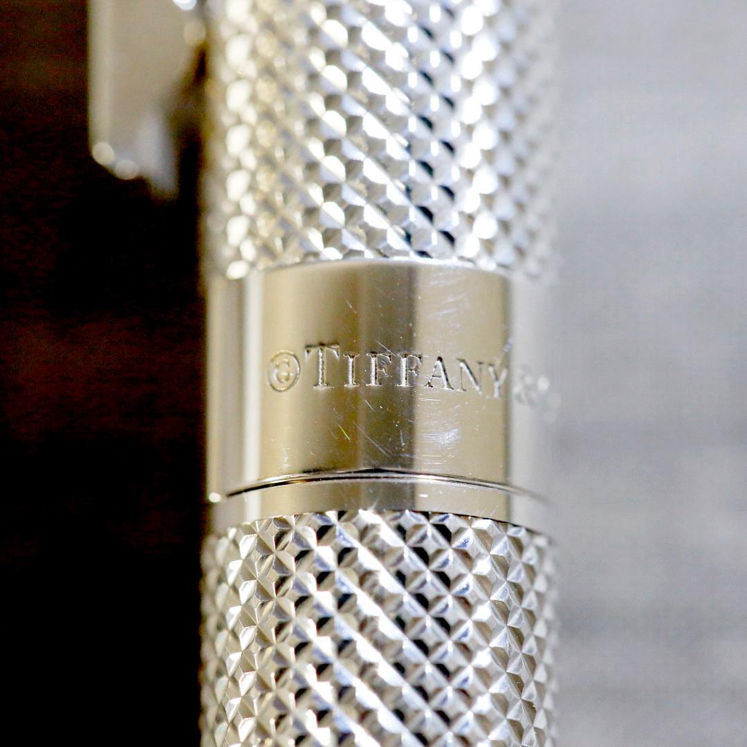 【極美品】ティファニー ボールペン シルバー ９２５ ダイヤモンドポイント