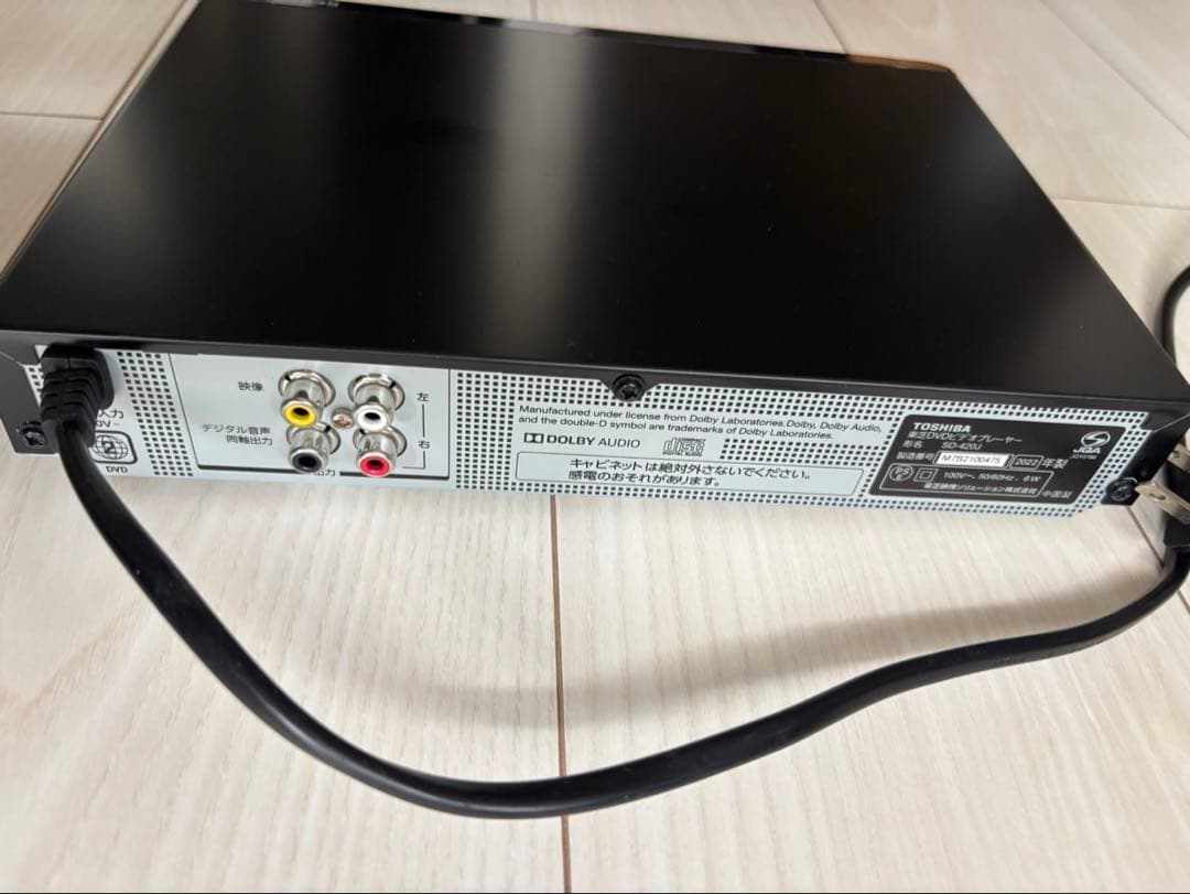 DVDプレイヤー　TOSHIBA