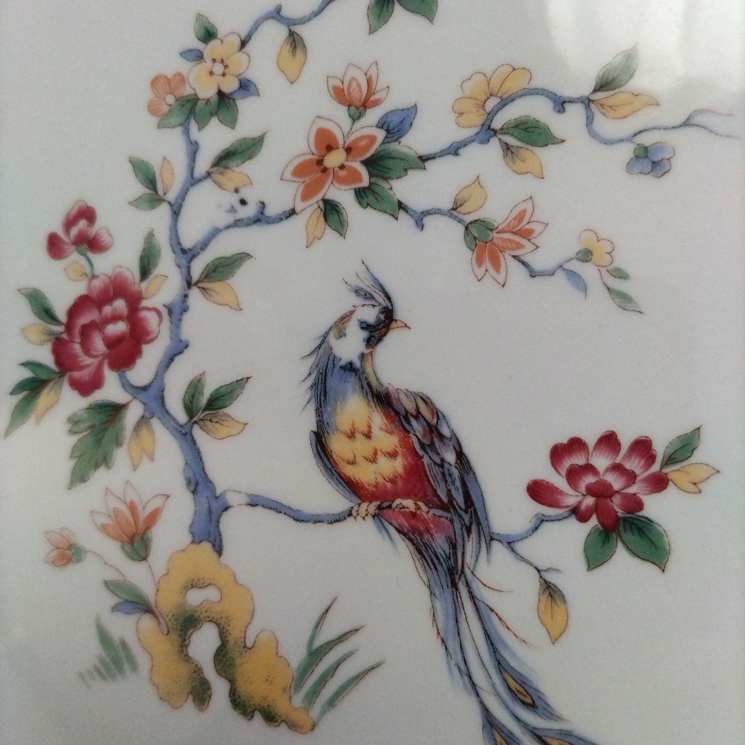 【美品】フランス？　シノワズリ　花鳥文様　ディナー皿　６枚セット