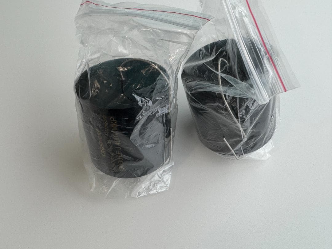 2個 JantzenAudio フィルムコンデンサー CrossCap100μF