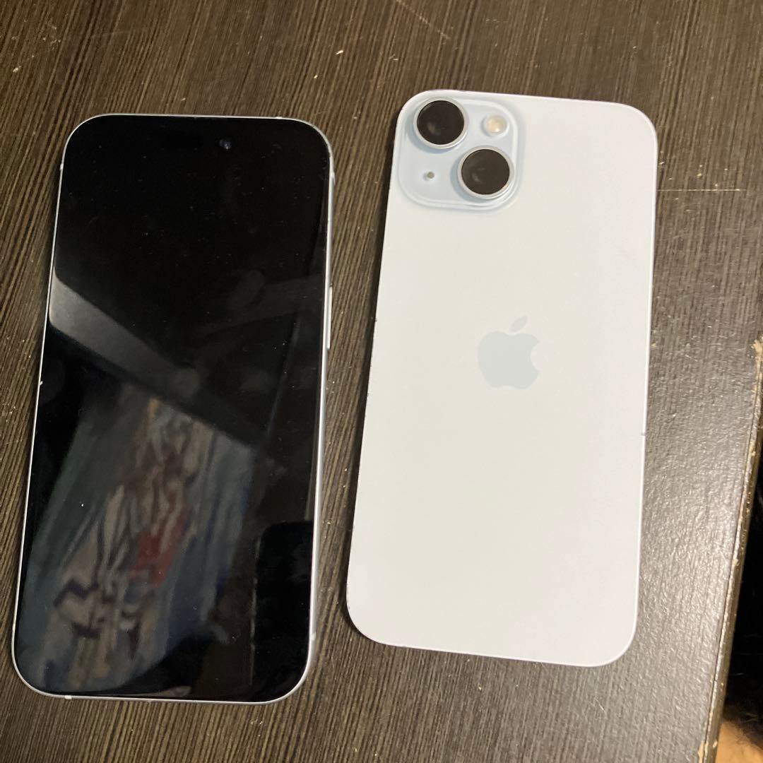 Apple iPhone 15本体 ブルージャンク