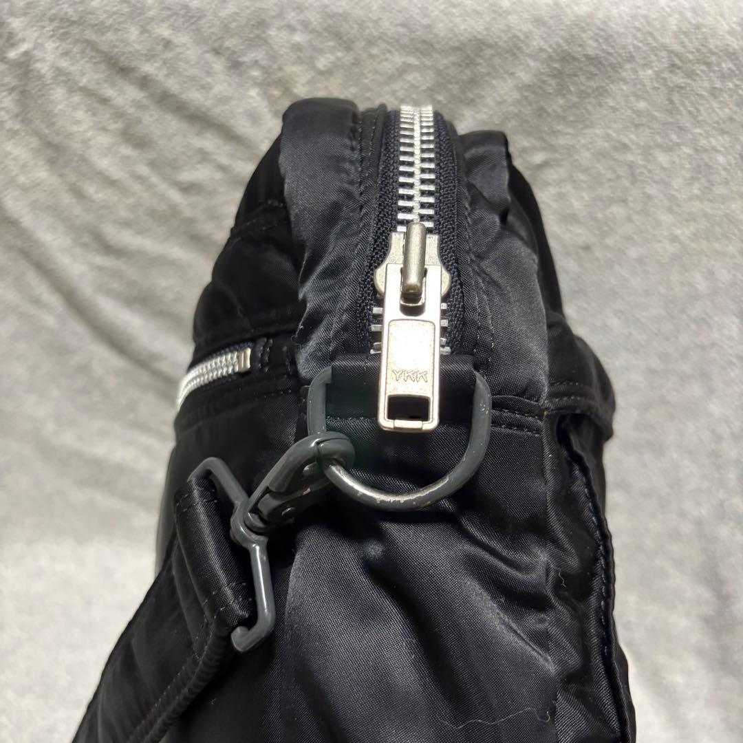 【美品】PORTER タンカー ブリーフケース 2way ブラック ナイロン