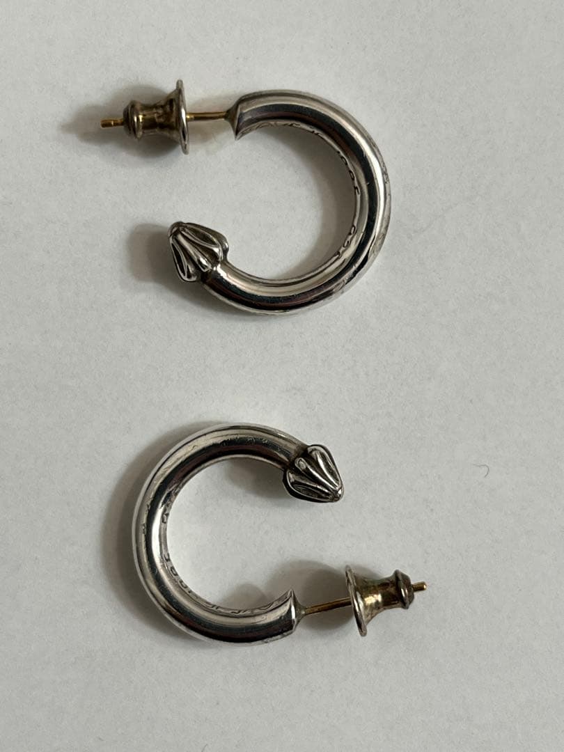 クロムハーツ　プレーンフープピアス