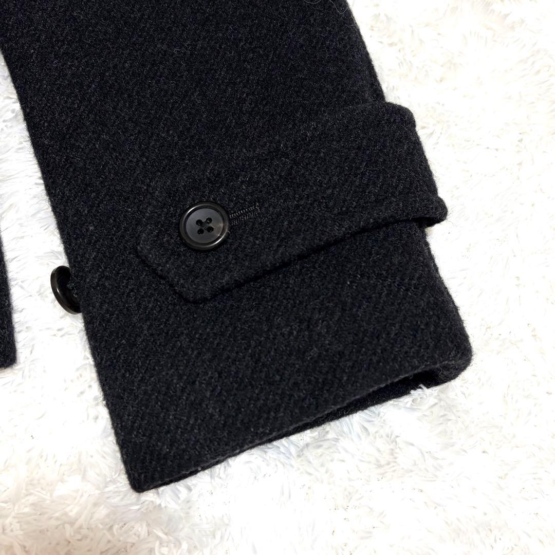 ✨極美品✨ マーガレットハウエル カシミヤ ピーコート 2 ブラック 定番品 黒