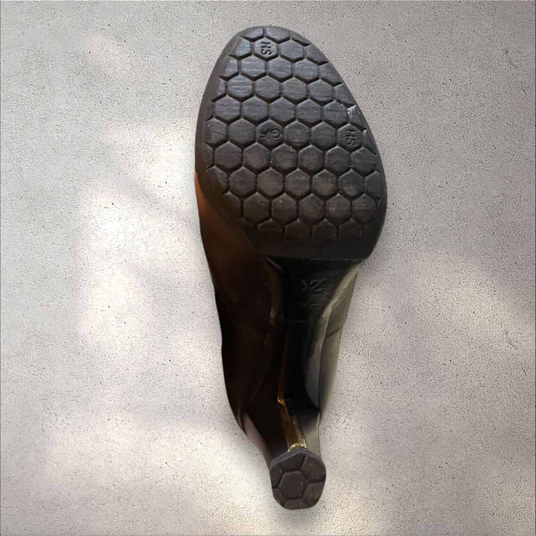 LOUIS VUITTON 24cmレザースエードブーティ37サイズ　付属品有