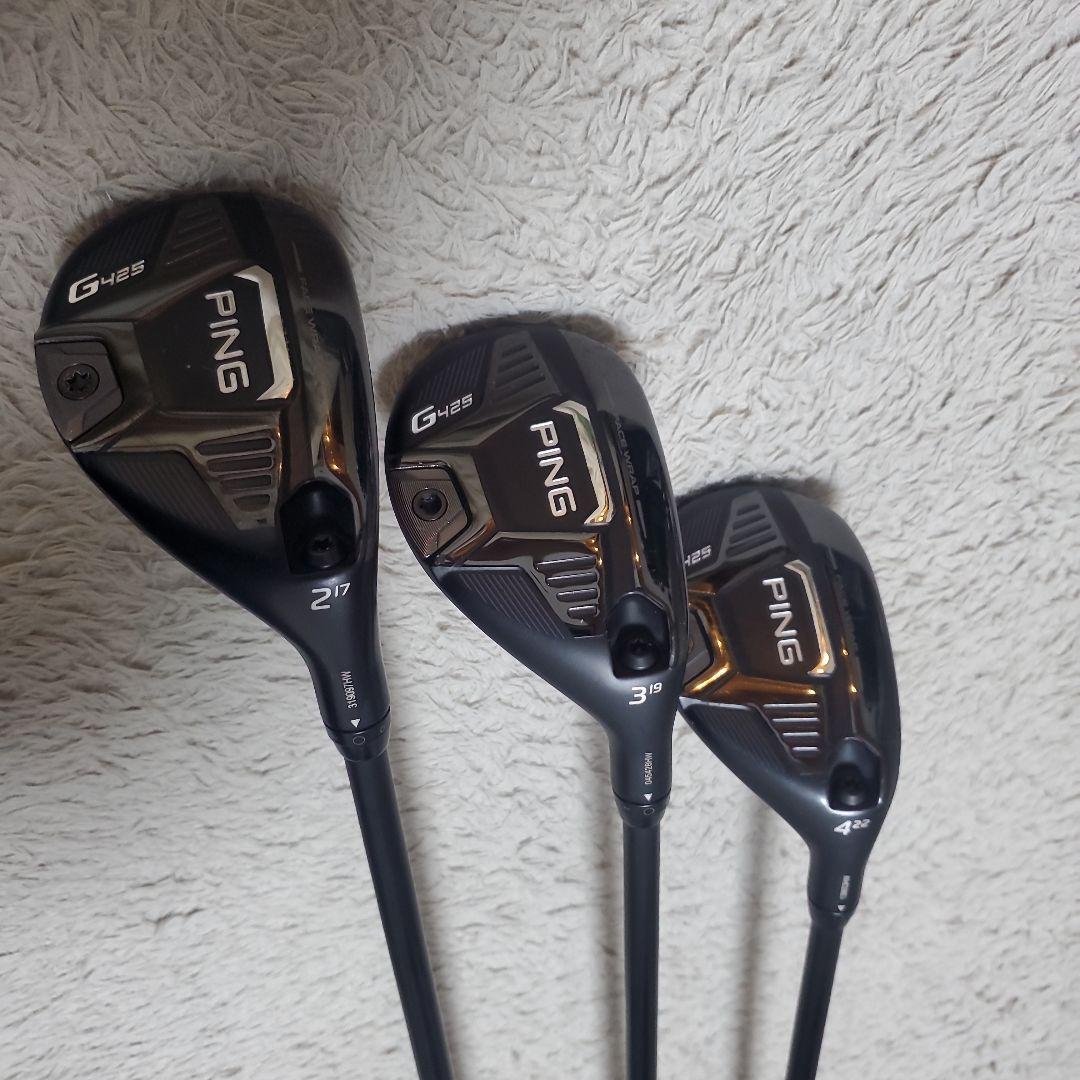 PING G425ハイブリッド#2#3#4、3本セット