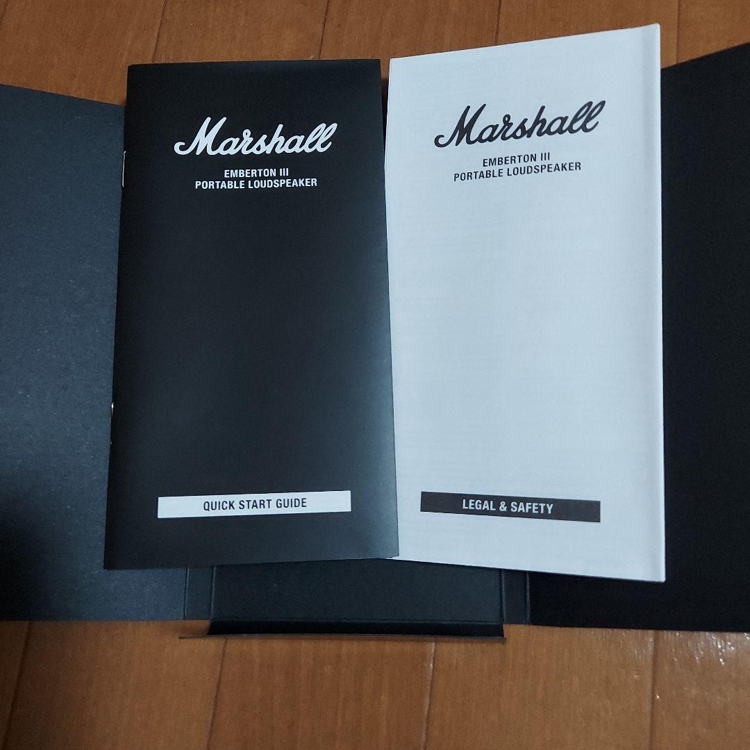 Marshall Emberton III ポータブルスピーカー