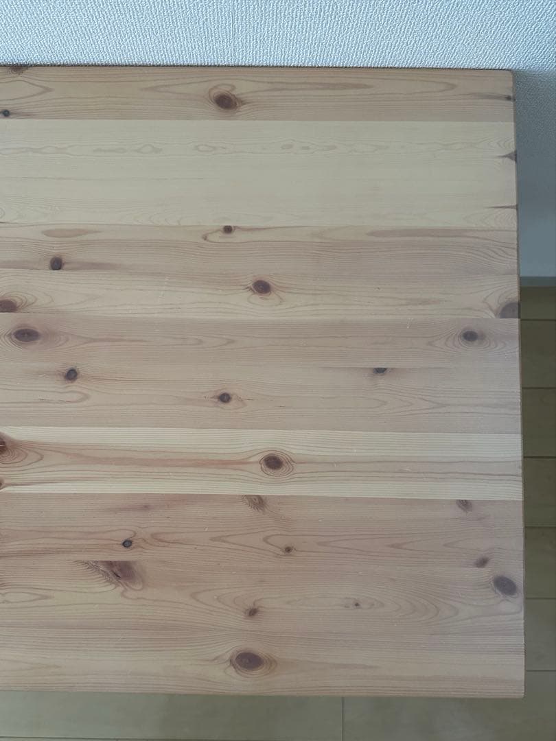 【美品】無印良品　パイン材デスク① 学習机　天然木