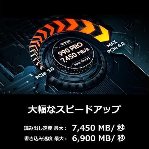 Samsung 990 PRO ヒートシンクモデル 2TB FF7