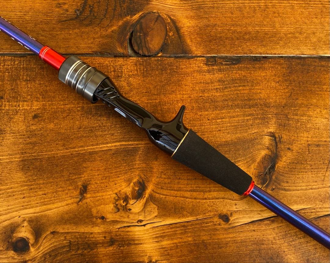 ジギングロッド　デジタルカウンター付きベイトリール　タイラバ　2wayティップ