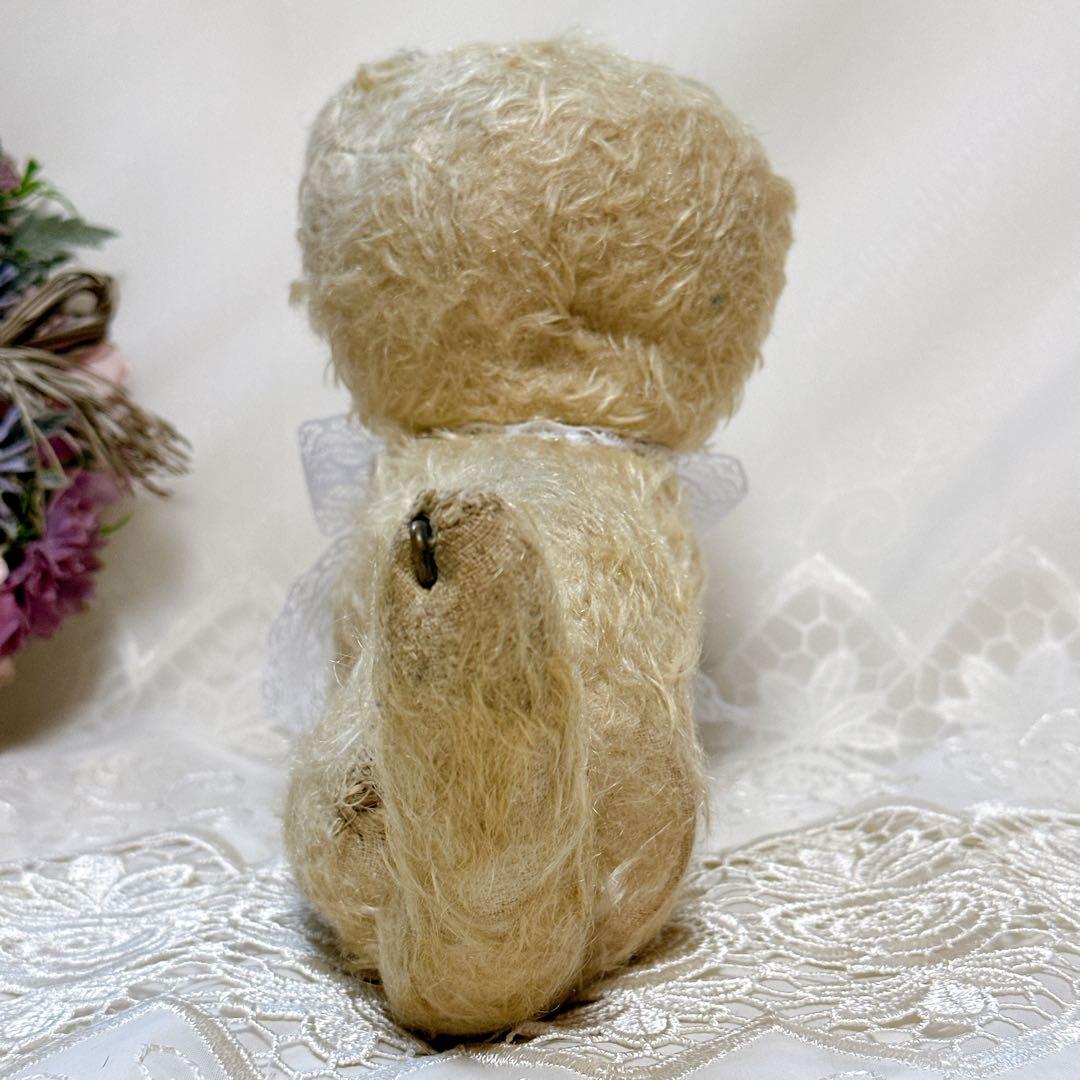 ❤️アンティーク❤️ 猫　四つ足のぬいぐるみ　オルゴール　チルターン？　Cat