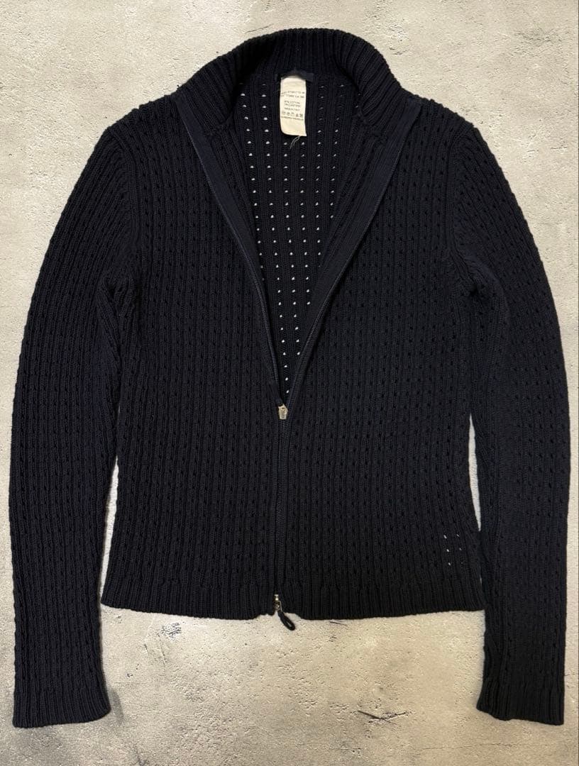 希少 イタリア製 Burberry Prorsum ドライバーズニット