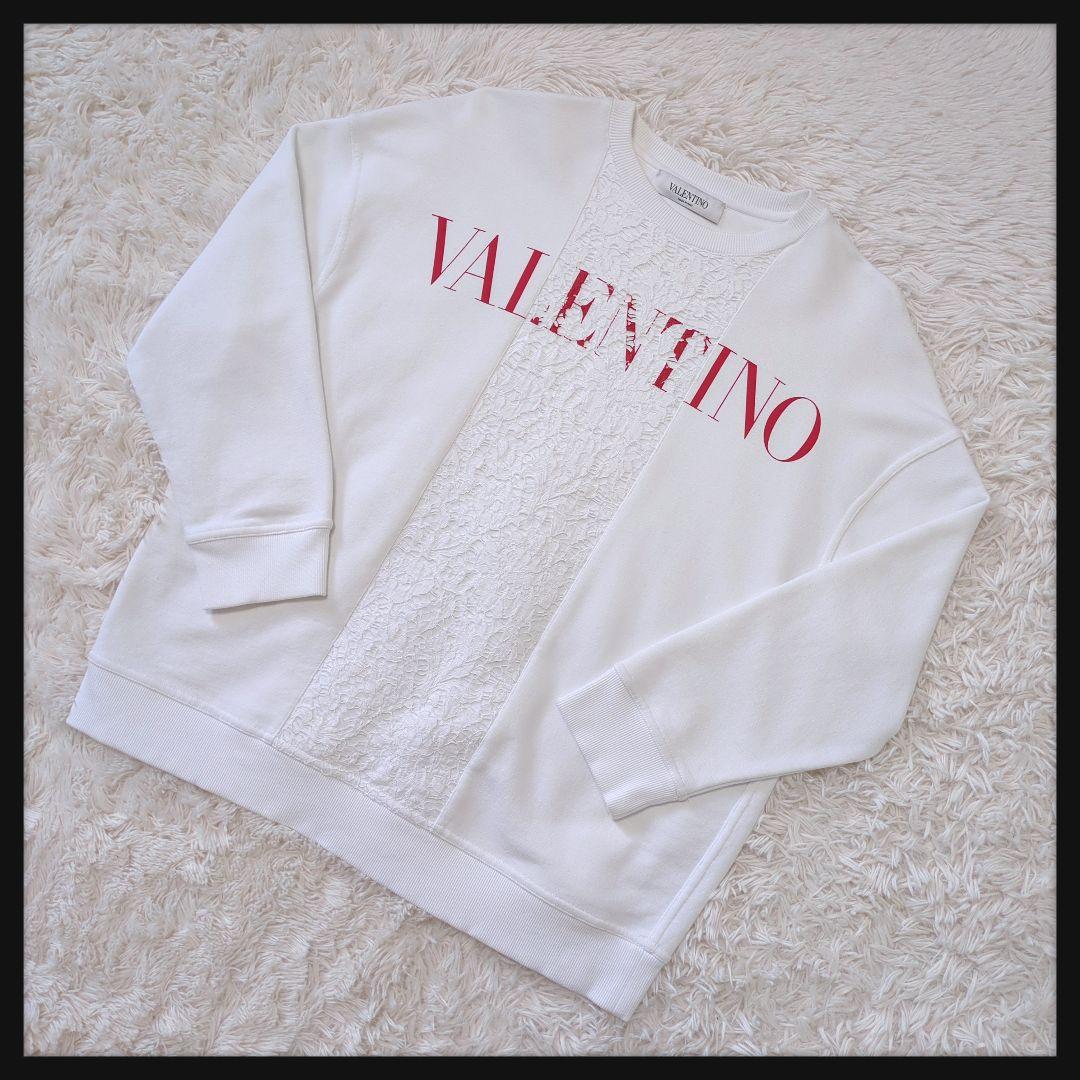 【入手困難・美品】ヴァレンティノ☆スウェット レース ドッキング オーバーサイズ