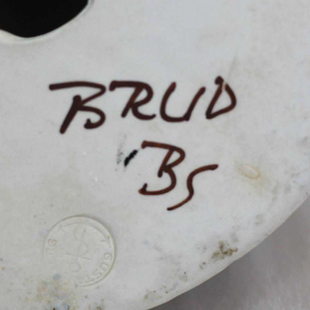 Gustavsberg　グスタフスベリ　陶器のキャンドルホルダー　新郎新婦　北欧