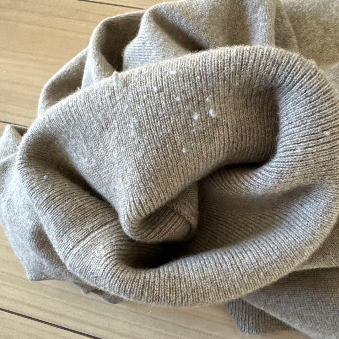 GRAN SASSOタートルネック ニットセーター　ベージュ系　46