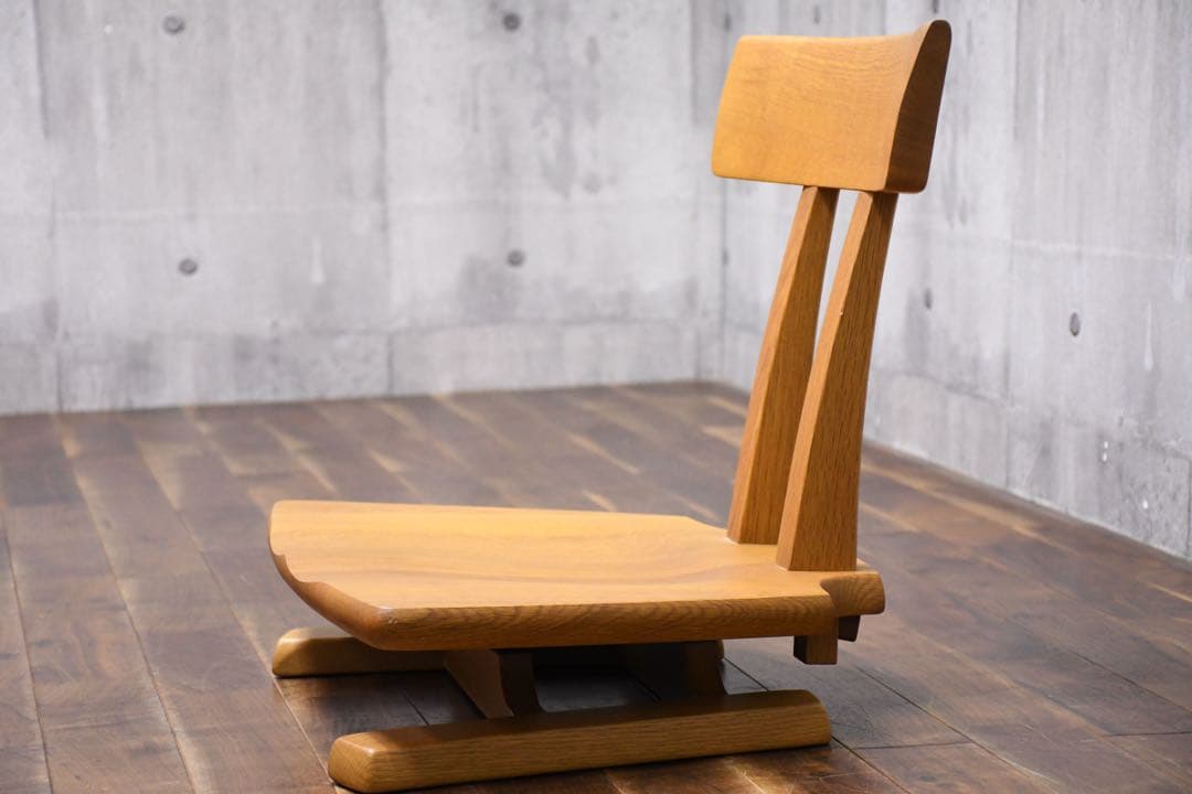 EFK107 飛騨産業 希少シリーズ 円空 SE250 座椅子 回転ベース 板座