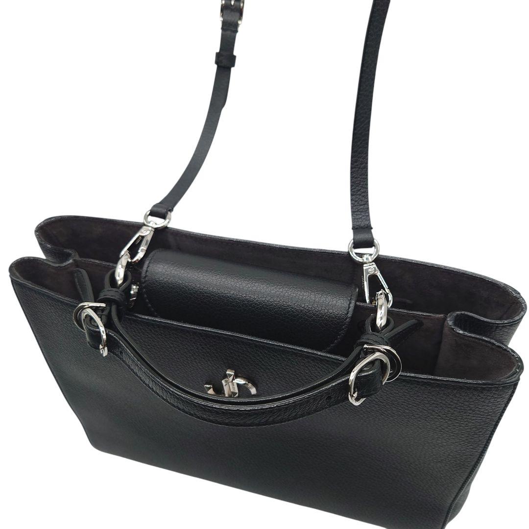 【極美品】ジミーチュウ　ヴァレンヌ　2WAY ハンドバッグ　ショルダー　レザー