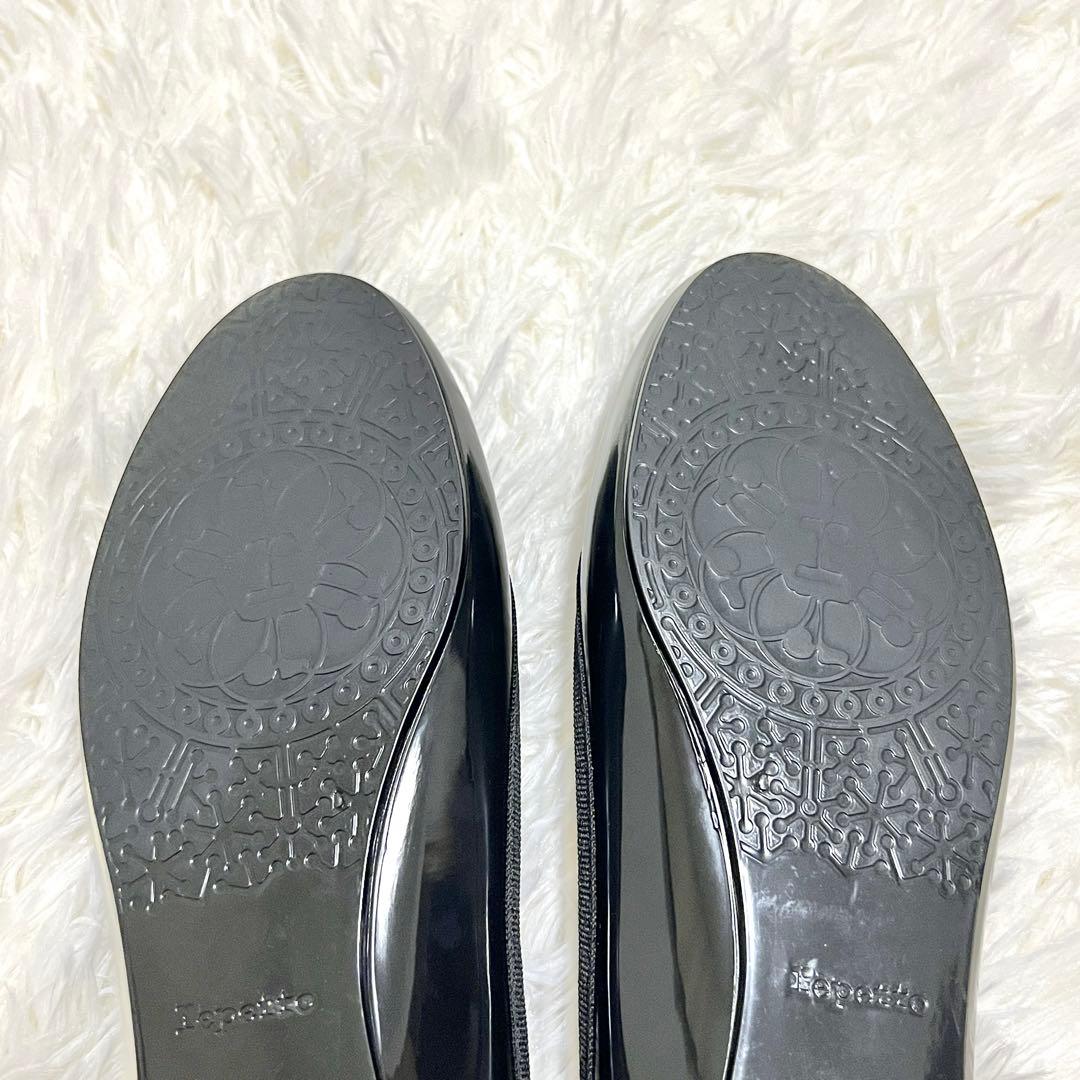 ✨未使用級✨ repetto サンドリオン バレエシューズ 黒 24.5cm